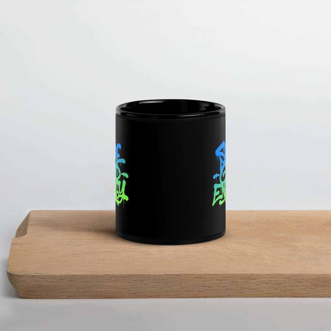 Share Good Energy Drip - Black Glossy Mug