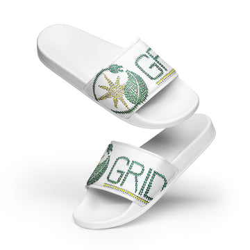 People Power GRID Logo - Men’s slides white