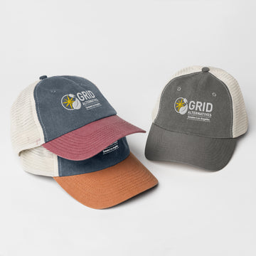 GRID GLA Logo - Pigment-dyed caps