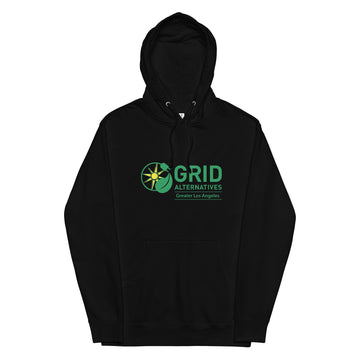 GRID GLA Logo - Unisex midweight hoodie black